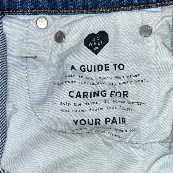 NWOT Madewell Classic Blue Straight Leg Jeans - Picture 8 of 12